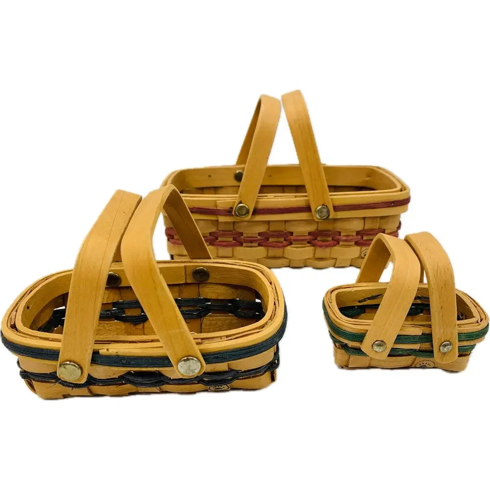 Boyds Bear Collection Aunt Mamie's Bread Baskets Small Medium Large‎